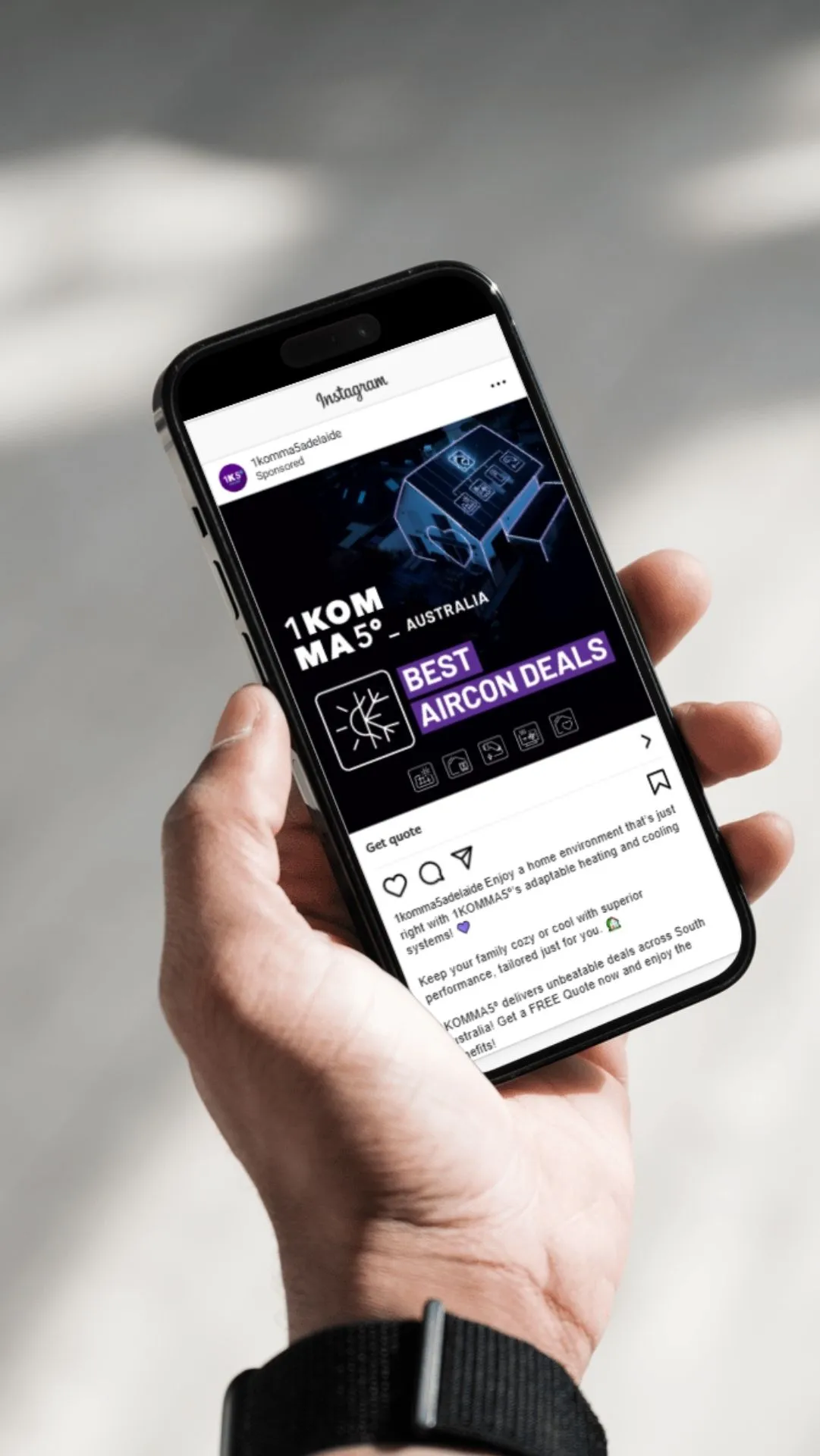 1KOMMA5 - Instagram campaign