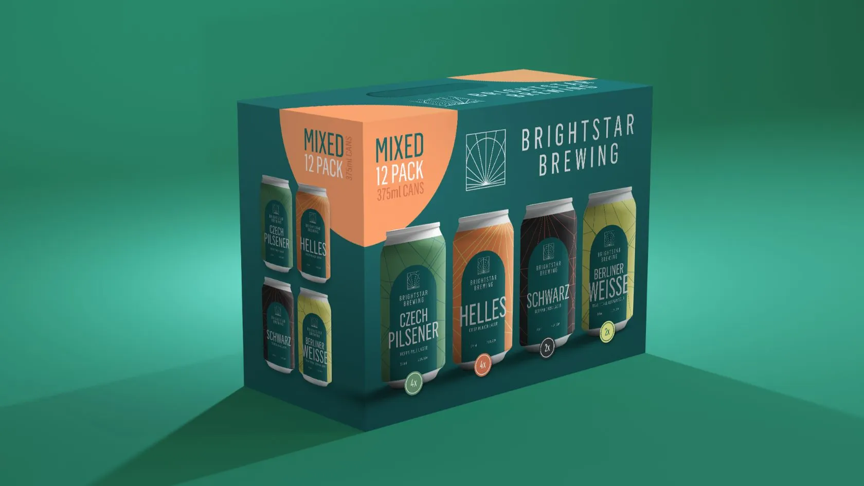 Brightstar Brewing - 12 Pack Beer Carton