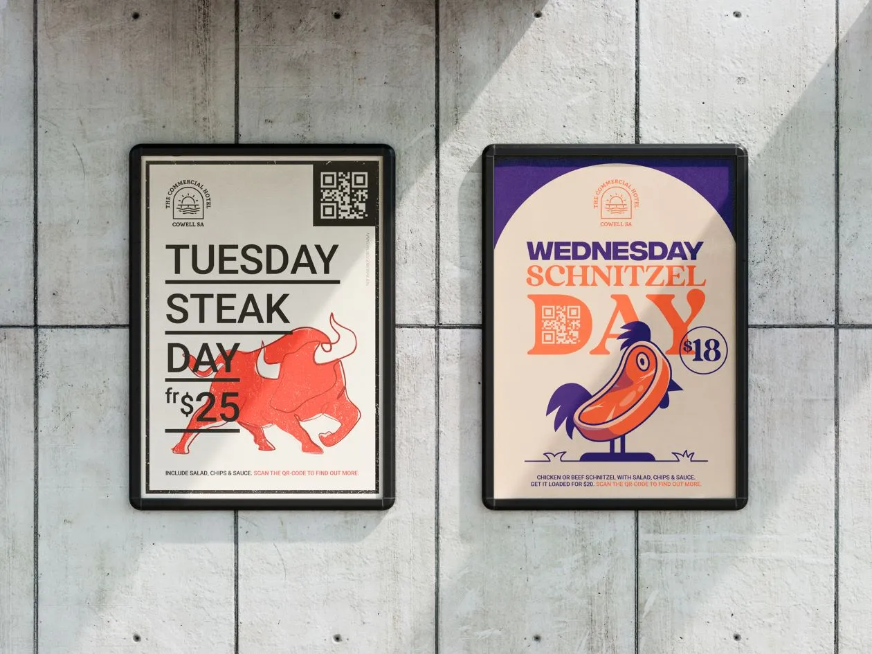 The Commercial Hotel - A0 Poster Design