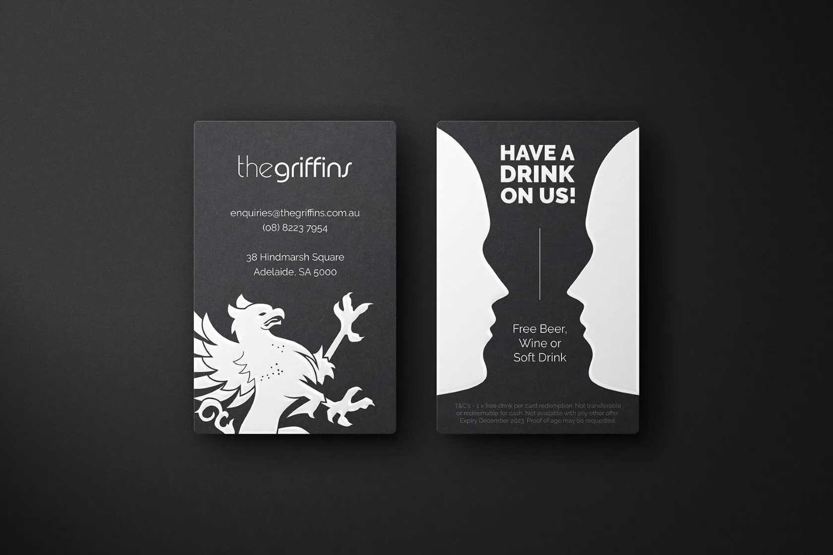 The Griffins - Free Drink Card